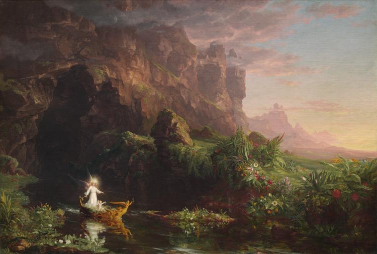 Thomas Cole The Voyage of Life:Childhood (mk13) oil painting image